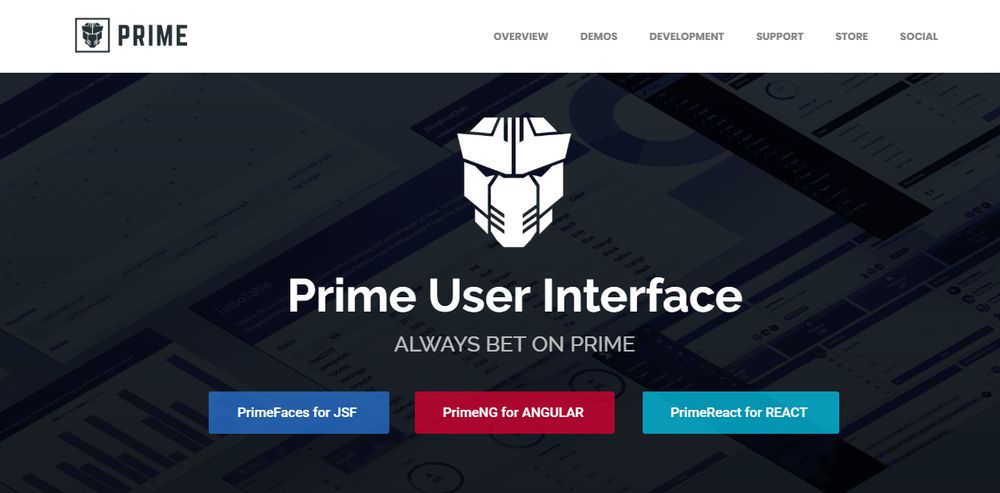 Popular Java Framework PrimeFaces