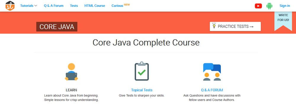 JournalDev is a great place to learn Java