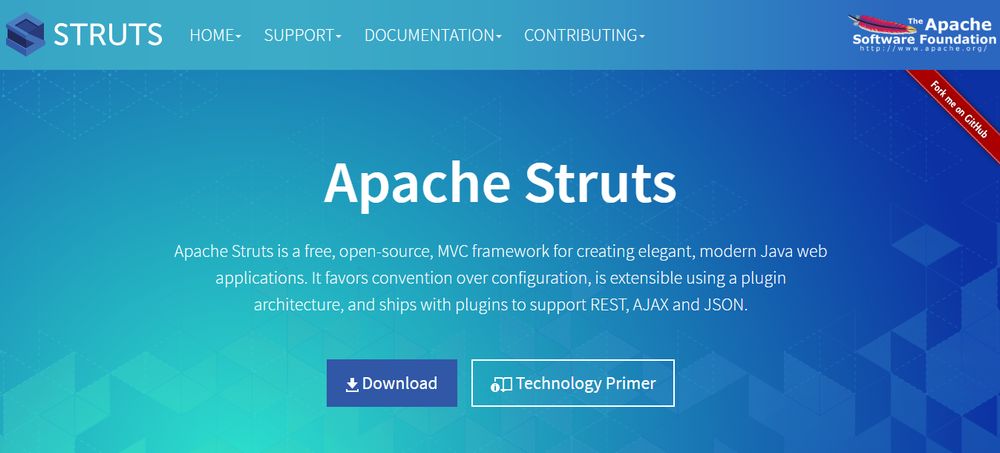 Popular Java Framework Struts