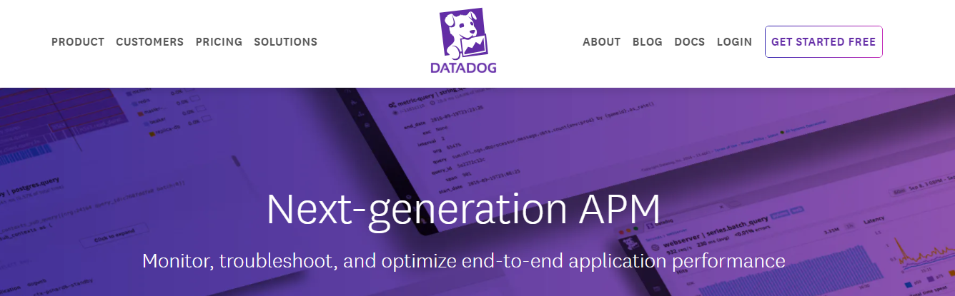 Datadog is an APM tool to consider