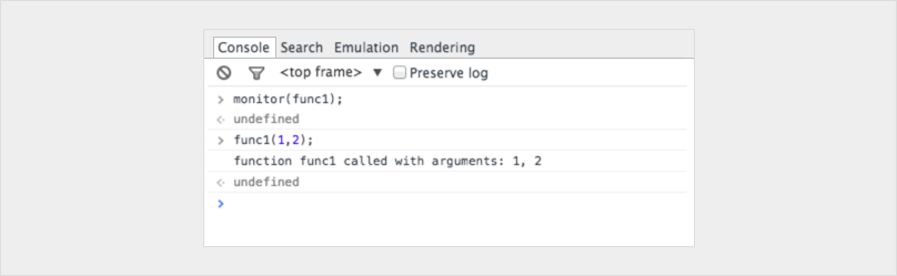 Keep an eye on specific functions when debugging JavaScript