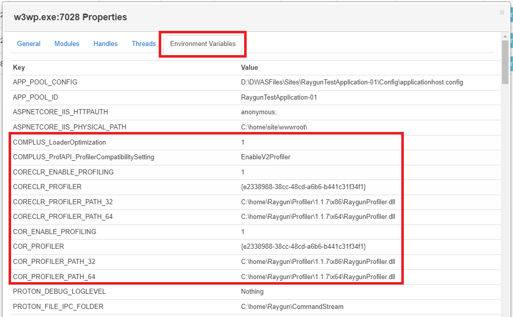 Environment Variables