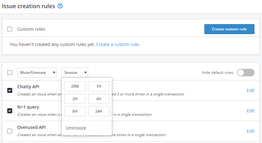 Raygun APM Custom Rules