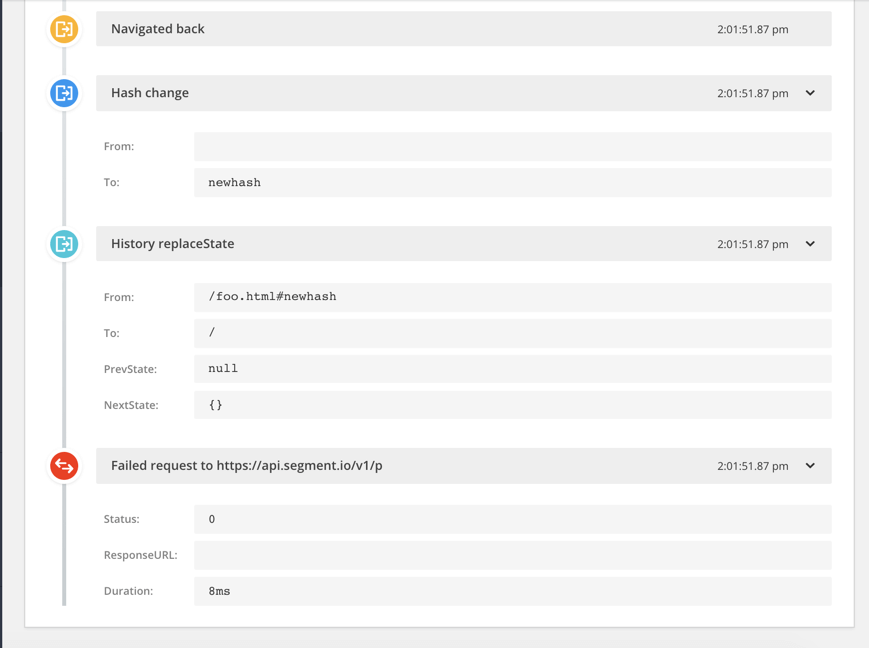 Accessing Breadcrumbs to replicate user errors