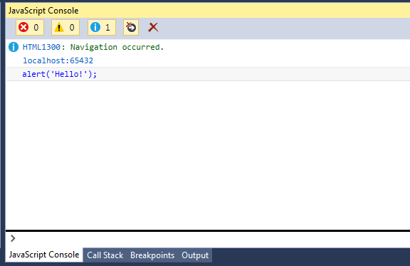 Visual studio bug fix console