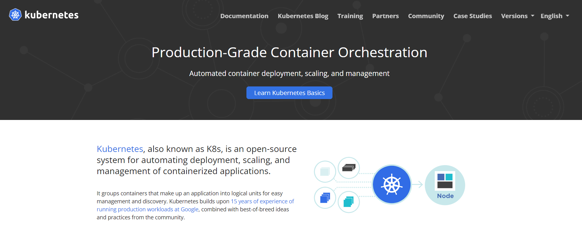 Kubernetes Homepage