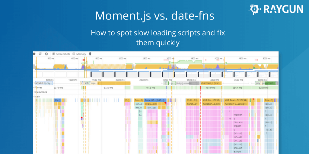 Moment.js vs date-fns: How to spot slow loading scripts and fix them quickly featured image.