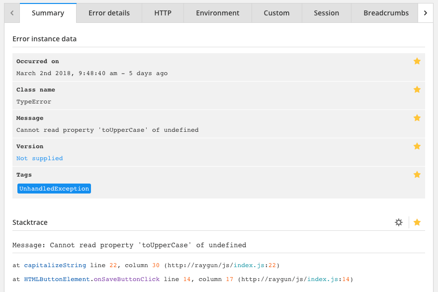 Raygun-error-report-debugging-safari